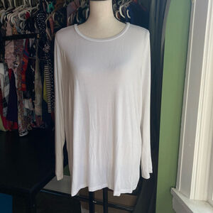 Women's Torrid Long Sleeve Top Size 1 White